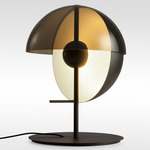 Theia Table Lamp - Black / Smoke
