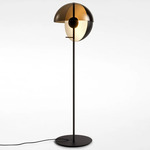 Theia Floor Lamp - Black / Smoke