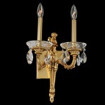 Marseille Wall Light - Antique Brass / Firenze Clear