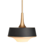Harper Pendant - Floor Model - Matte Black / Matte Gold / White