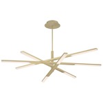 Stacked Chandelier - Brushed Brass