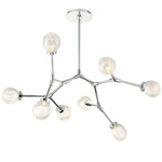 Catalyst Chandelier - Polished Nickel / Clear