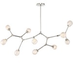 Catalyst Chandelier - Polished Nickel / Clear
