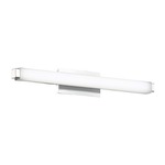 Mini Vogue Bathroom Vanity Light - Chrome / White