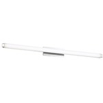 Mini Vogue Bathroom Vanity Light - Chrome / White