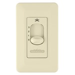 Wall Fan Only Slider Control for Two Fans - Light Almond