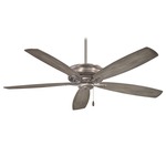 Kafe Ceiling Fan - Burnished Nickel / Seashore Grey