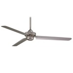 Steal Ceiling Fan - Brushed Nickel / Silver