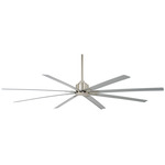 Xtreme H2O 84 Outdoor Ceiling Fan - Brushed Nickel Wet / Silver