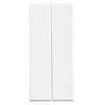 Set of 2 Half Size Blank Panel Address - White
