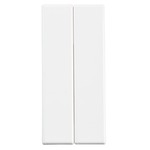 Set of 2 Half Size Blank Panel Address - White