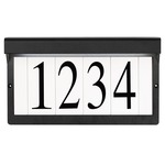 Outdoor Address Light - Textured Black