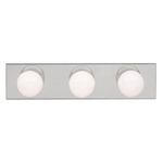 New Street Bathroom Vanity Strip - Brushed Nickel