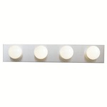New Street Bathroom Vanity Strip - Brushed Nickel