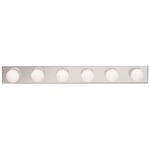 New Street Bathroom Vanity Strip - Chrome