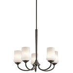 Aubrey Chandelier - Olde Bronze / Satin Etched