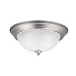 Signature 811 Ceiling Light Fixture - Brushed Nickel / Satin Etched