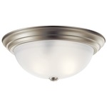 Signature 811 Ceiling Light Fixture - Brushed Nickel / Satin Etched