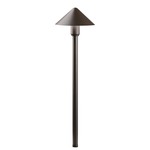 12V Fundamentals Smooth Roof Path Light - Textured Architectural Bronze