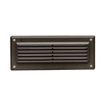 12V Louvered Brick Light - Textured Architectural Bronze