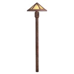12V Mica Mission Path Light - Textured Tannery Bronze