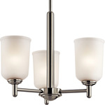 Shailene Chandelier - Brushed Nickel / Satin Etched