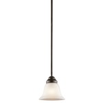 Wynberg Mini Pendant - Olde Bronze / Satin Etched