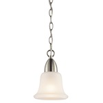 Nicholson Mini Pendant - Brushed Nickel / Satin Etched