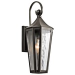 Rochdale Outdoor Wall Light - Olde Bronze / Clear