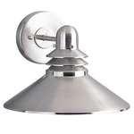Grenoble Outdoor Wall Light - Brushed Nickel