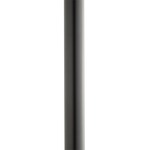 3 x 84 inch Outdoor Post with Ladder Rest - Black