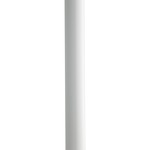 3 x 84 inch Outdoor Post with Ladder Rest - White