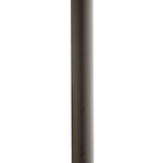 3 x 84 inch Outdoor Post with Ladder Rest - Architectural Bronze