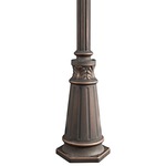 3 x 72 inch Outdoor Post with Decorative Base - Londonderry
