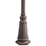 3 x 72 inch Outdoor Post with Decorative Base - Londonderry