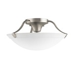 3627 Semi Flush Ceiling Light - Brushed Nickel