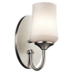 Aubrey Wall Light - Brushed Nickel / Satin Etched