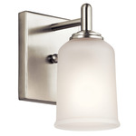 Shailene Wall Sconce - Brushed Nickel / Satin Etched