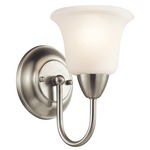 Nicholson Bathroom Vanity Light - Brushed Nickel / Satin Etched