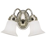 Signature 612 Bathroom Vanity Light - Chrome / Opal