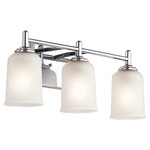 Shailene Bathroom Vanity Light - Chrome / Satin Etched