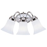 Signature 612 Bathroom Vanity Light - Chrome / Opal