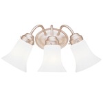 Signature 612 Bathroom Vanity Light - Brushed Nickel / Opal