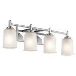 Shailene Bathroom Vanity Light - Chrome / Satin Etched