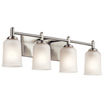 Shailene Bathroom Vanity Light - Brushed Nickel / Satin Etched