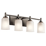 Shailene Bathroom Vanity Light - Olde Bronze / Satin Etched