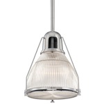 Haverhill Pendant - Polished Nickel / Prismatic