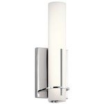 Traverso Wall Light - Chrome / Opal