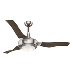 Perseus Ceiling Fan with Light - Brushed Nickel