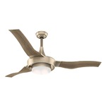 Perseus Ceiling Fan with Light - Metallic SunSand